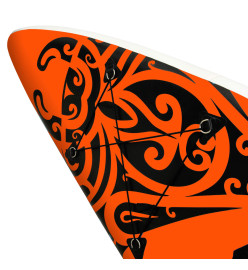 Ensemble de planche SUP gonflable 366x76x15 cm Orange