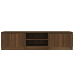 Meuble TV Chêne marron 140x40x35,5 cm Bois d'ingénierie