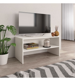 Meuble TV Blanc 80 x 40 x 40 cm Aggloméré