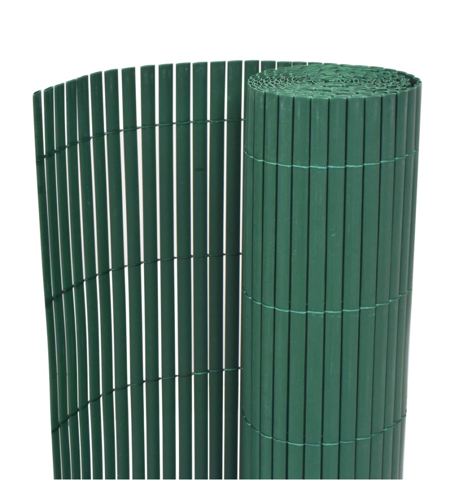 Clôture de jardin Double face PVC 90 x 300 cm Vert