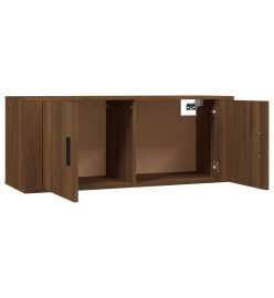 Ensemble de meubles TV 2 pcs Chêne marron Bois d'ingénierie