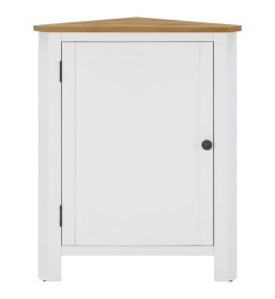 Armoire d'angle 59 x 45 x 80 cm Bois de chêne massif