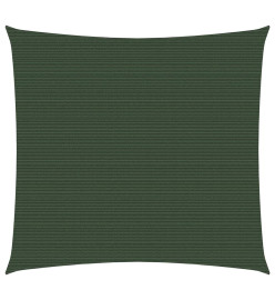 Voile d'ombrage 160 g/m² Vert foncé 4,5x4,5 m PEHD