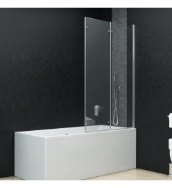 Cabine de douche pliable 3 panneaux ESG 130x138 cm