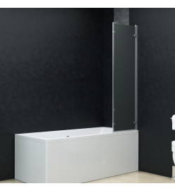 Cabine de douche pliable 3 panneaux ESG 130x138 cm