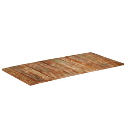 Dessus de table rectangulaire 60x120 cm 15-16 mm Bois récupéré