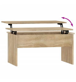 Table basse Chêne sonoma 80x50,5x41,5 cm Bois d'ingénierie