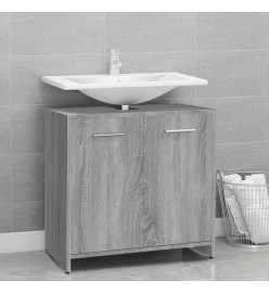 Armoire de bain Sonoma gris 60x33x60 cm Bois d'ingénierie