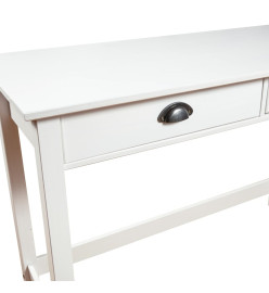 Table console Hill avec 2 tiroirs 110x45x74 cm Bois pin massif