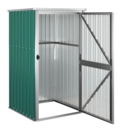 Abri à outils de jardin vert 88x89x161 cm acier galvanisé