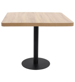 Table de bistro Marron clair 80x80 cm MDF