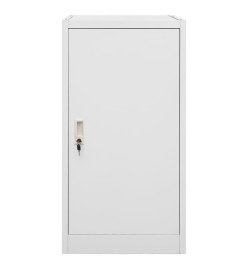 Armoire à selles Gris clair 53x53x105 cm Acier