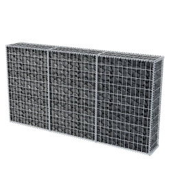 Panier de gabion Acier galvanisé 200x30x100 cm