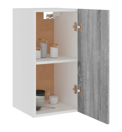 Armoire suspendue Sonoma gris 29,5x31x60 cm Bois d'ingénierie