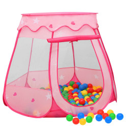 Tente de jeu pour enfants Rose 102x102x82 cm