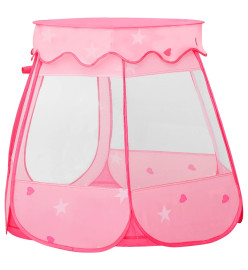 Tente de jeu pour enfants Rose 102x102x82 cm