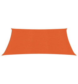 Voile d'ombrage 160 g/m² Orange 3,6x3,6 m PEHD