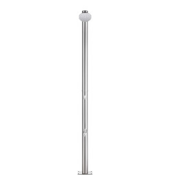 Douche de jardin 215 cm Acier inoxydable