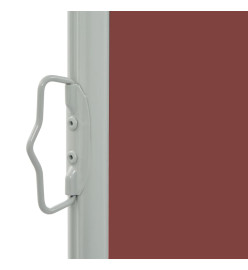 Auvent latéral rétractable de patio 60x300 cm Marron