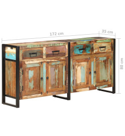 Buffet 172x35x80 cm Bois de récupération massif