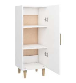 Buffet Blanc 34,5x34x90 cm Bois d'ingénierie