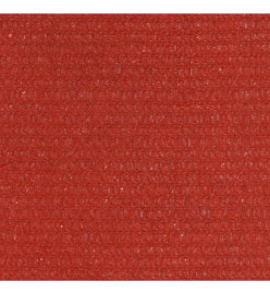 Voile d'ombrage 160 g/m² Rouge 4x4x4 m PEHD