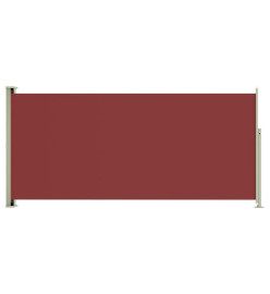 Auvent latéral rétractable de patio 140x300 cm Rouge