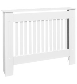 Cache-radiateur 112 cm MDF Blanc