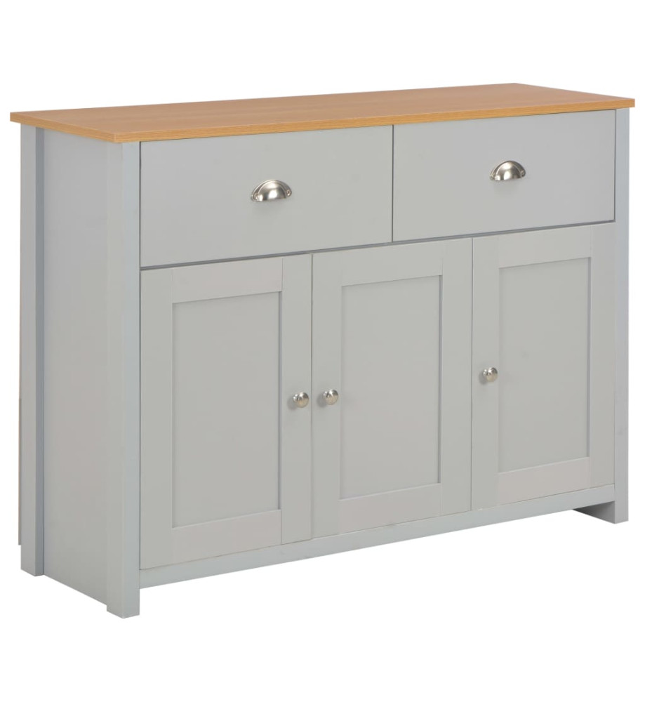 Buffet Gris 112 x 35 x 81 cm