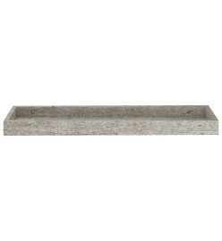 Étagères murales Loggia 4 pcs Gris béton 60x15x4 cm MDF