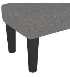 Banc Gris foncé 100x30x30 cm Tissu