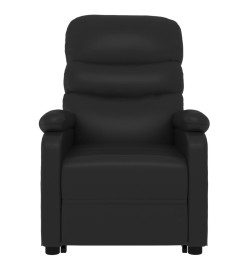 Fauteuil de massage Noir Similicuir