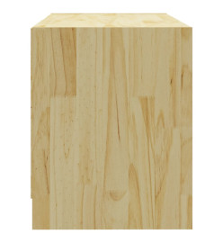 Meuble TV 80x31x39 cm bois de pin massif