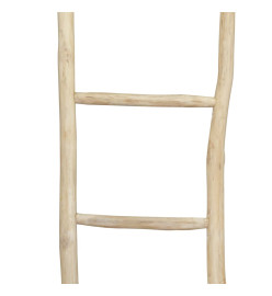 Porte-serviette avec 5 barreaux Teck 45 x 150 cm Naturel