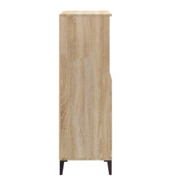 Buffet haut Chêne sonoma 60x36x110 cm Bois d'ingénierie