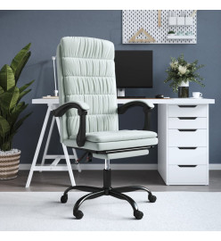 Fauteuil inclinable de bureau Gris clair Velours