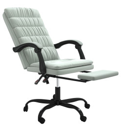 Fauteuil inclinable de bureau Gris clair Velours