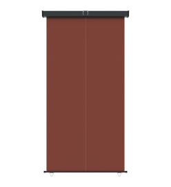 Auvent latéral de balcon 160x250 cm Marron