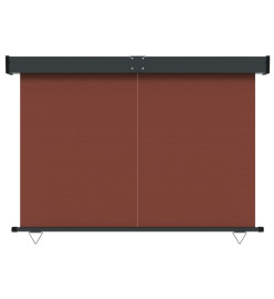 Auvent latéral de balcon 160x250 cm Marron