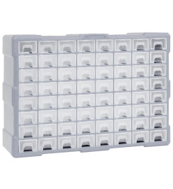 Organisateur multi-tiroirs avec 64 tiroirs 52x16x37,5 cm