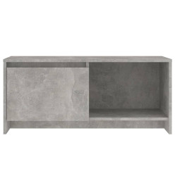 Meuble TV Gris béton 90x35x40 cm Aggloméré