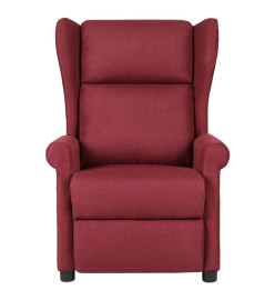 Fauteuil de massage Rouge bordeaux Tissu