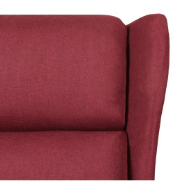 Fauteuil de massage Rouge bordeaux Tissu