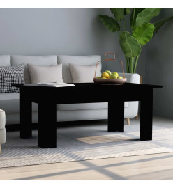 Table basse Noir 100 x 60 x 42 cm Aggloméré