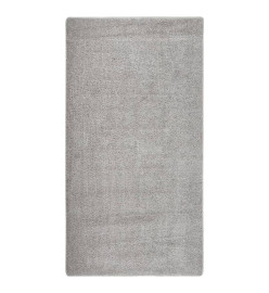 Tapis shaggy antidérapant Gris clair 80x150 cm