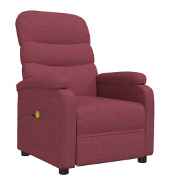 Fauteuil de massage Rouge bordeaux Tissu