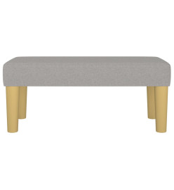 Banc Gris clair 70x30x30 cm Tissu