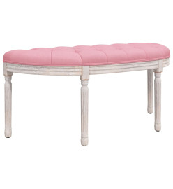 Banc Rose 110,5x45x49 cm Velours