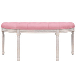 Banc Rose 110,5x45x49 cm Velours