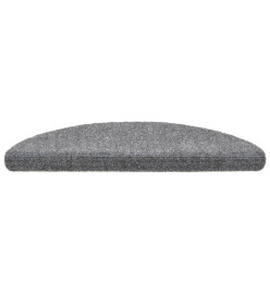 Tapis autoadhésifs de marches 10 pcs Gris clair 56x17x3 cm